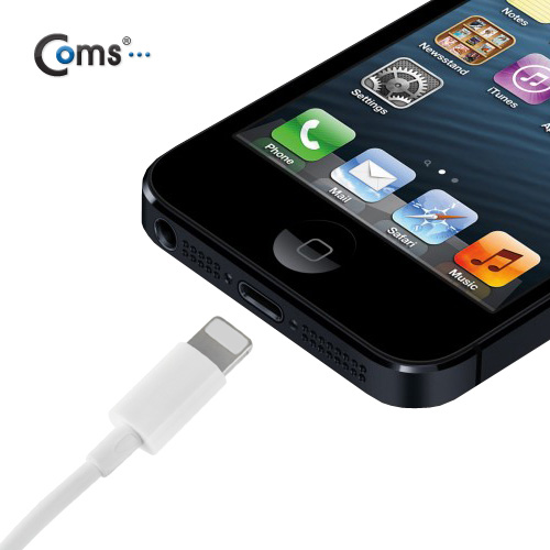 Coms IOS 8Pin (8핀) 스마트폰 5 케이블(고급포장), 1M