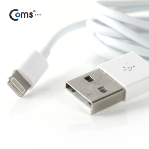 Coms iOS 스마트폰 5 케이블(고급포장), 1M/8핀