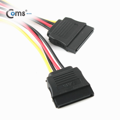 Coms SATA 전원 케이블, -자(Y형), SATA PCB/ SATA F x2