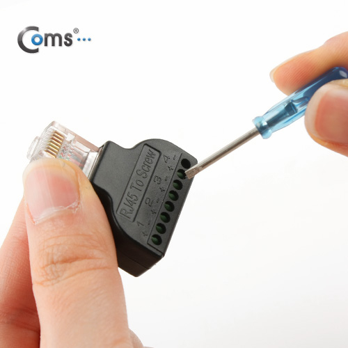 Coms 터미널 변환(RJ45), RJ45 M/8Pin 터미널