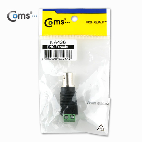 Coms 터미널 변환(BNC), BNC F/2Pin 터미널