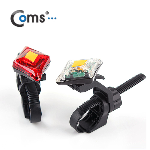 Coms 자전거 안전 점멸기, USB 충전/Green Light /LED