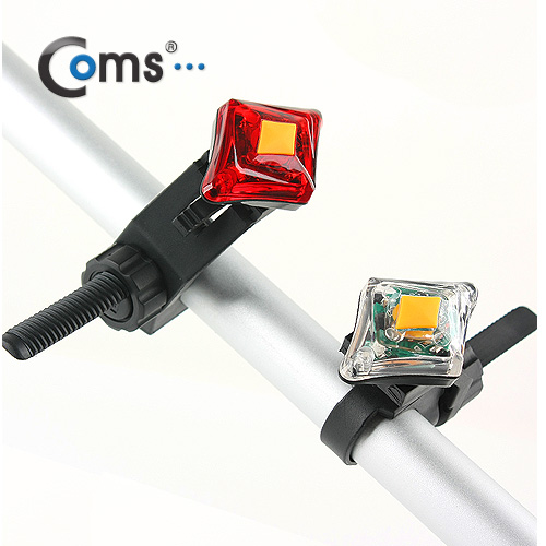 Coms 자전거 안전 점멸기, USB 충전/Green Light /LED