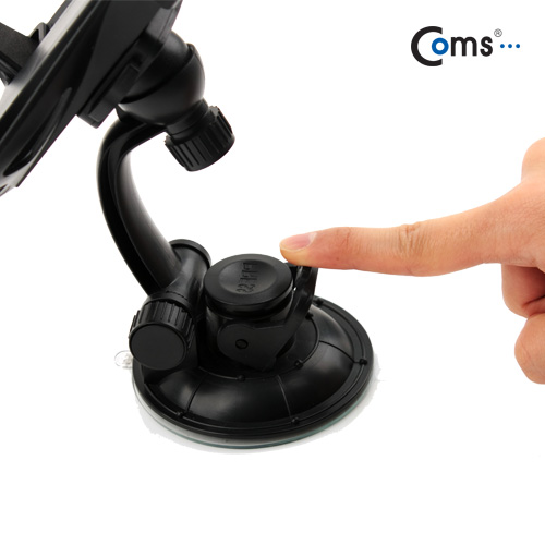 Coms 차량용 거치대, 360도 회전/태블릿용 (유리흡착식)