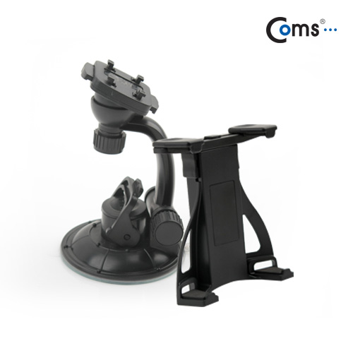 Coms 차량용 거치대, 360도 회전/태블릿용 (유리흡착식)