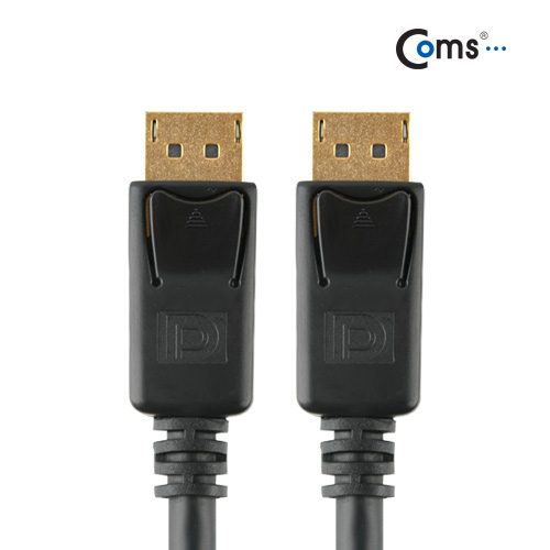 Coms 디스플레이 포트 케이블 1.8M, M/M 검정/DisplayPort