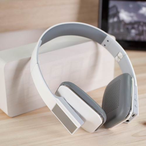 Coms 블루투스 스테레오 헤드폰(v3.0+EDR/class2지원)/강력한저음출력/화이트