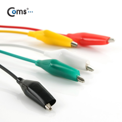 Coms 악어 클립 케이블 50cm, 5set