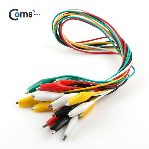 Coms 악어 클립 케이블 50cm, 5set