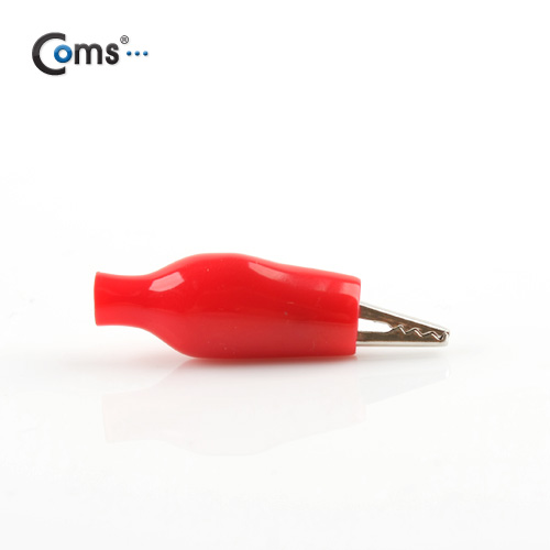 Coms 악어 클립(적색) 1개 RED, 27mm 소