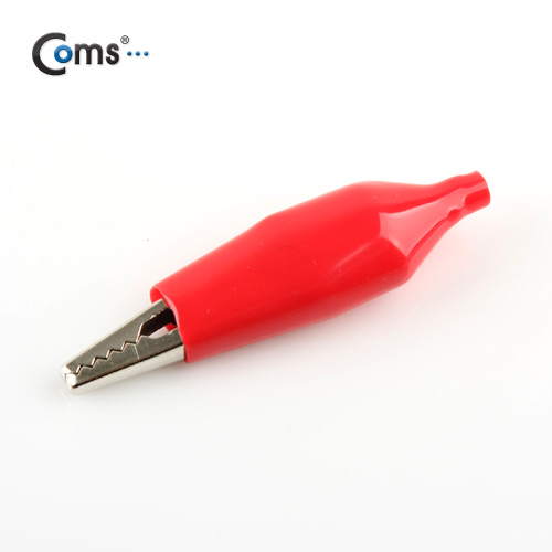 Coms 악어 클립(적색) 1개 RED, 44mm 대