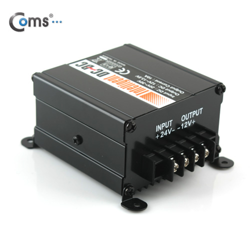 Coms 인버터 전압 변환컨버터(24V DC  to  12V DC, 10Amp)