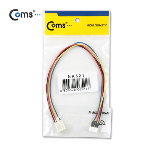 Coms 쿨러 케이블 4P(F)/4P(M), 25cm