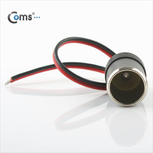 Coms 차량용 시가 전원 케이블 20cm (상시전원) / 시가잭(시거잭)