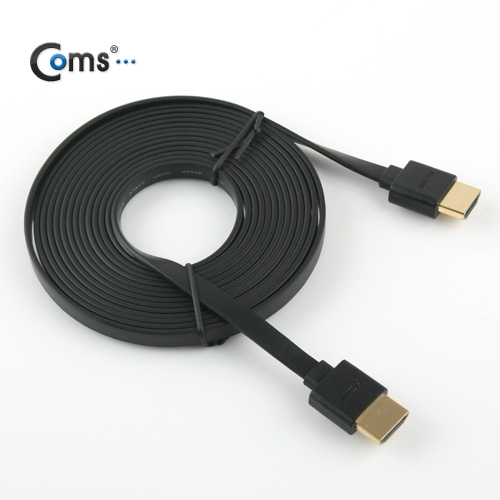 Coms HDMI 케이블(V1.4/FLAT/초슬림)3M 고급/검정