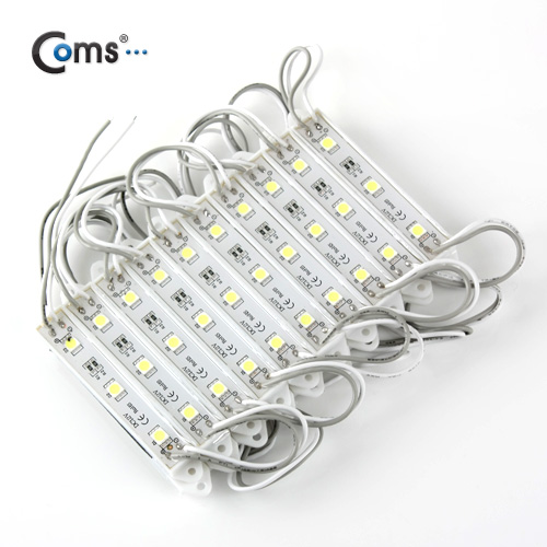 Coms LED 슬림형(모듈 세트형), 3구 백색모듈(20개),DC 12V전원