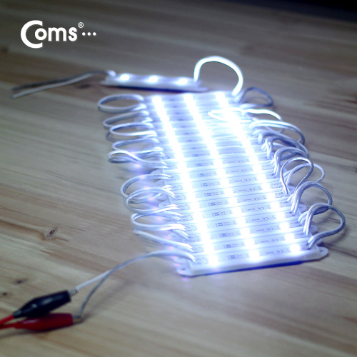 Coms LED 슬림형(모듈 세트형), 3구 백색모듈(20개),DC 12V전원