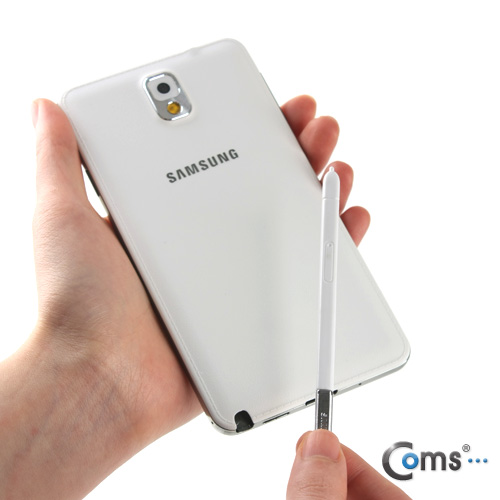 Coms 목각 폰(mock-up), 갤노트3/White