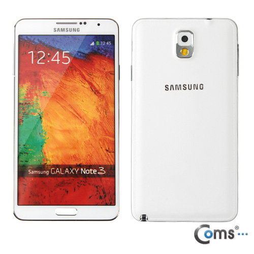 Coms 목각 폰(mock-up), 갤노트3/White