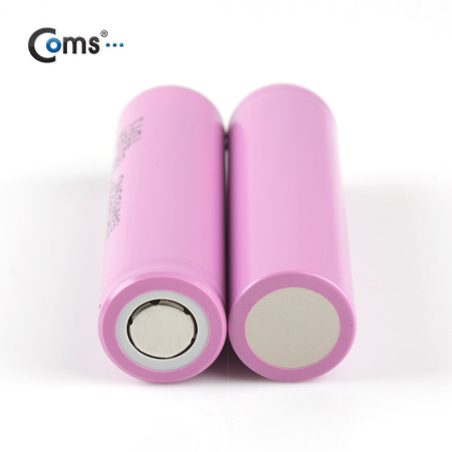 Coms 건전지 18650, 3.7V 2600mAh 리튬이온 충전지(삼성SDI) / 1ea
