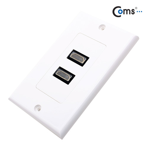 Coms HDMI 월 플레이트 F/F 2포트