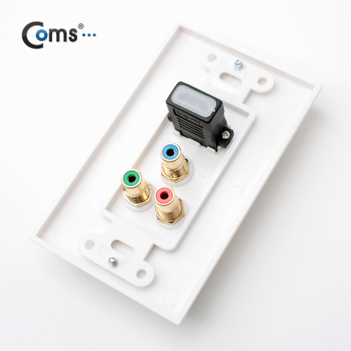 Coms 월 플레이트(HDMI/Component), Wall Plate