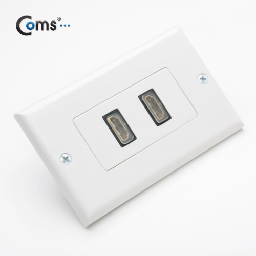 Coms HDMI 월 플레이트 F/F 2포트, Wall Plate