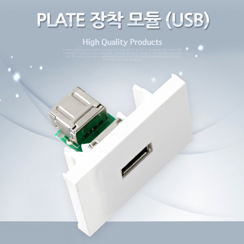 Coms 월 플레이트(PLATE) 장착 모듈(USB F/F)