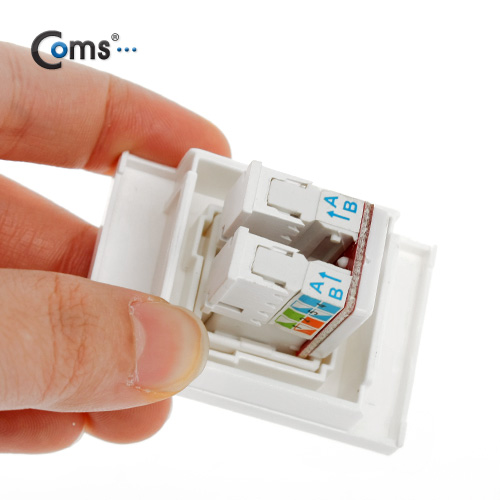 Coms PLATE 장착 모듈(RJ45 F/F)