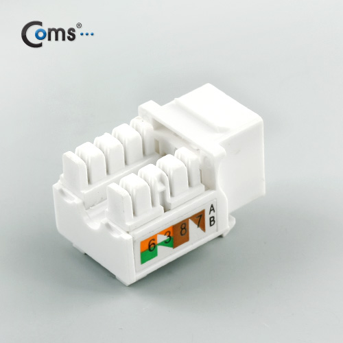 Coms 키스톤잭 - CAT5e, 백색
