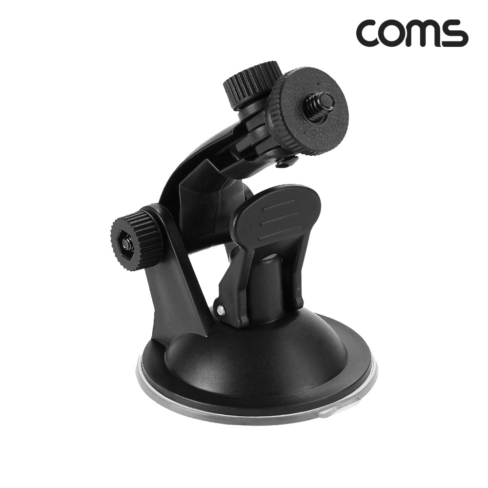 Coms 차량용 거치대, 진공 흡착형/흡착레버