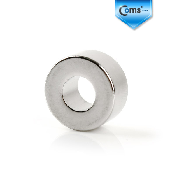 Coms 자석-네오디움(원형-내경6mm), 1ea (K)/마그네틱