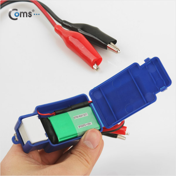 Coms 테스터기(삑삑이), 건전지 교체형 KT-1000, 악어클립(단선확인)