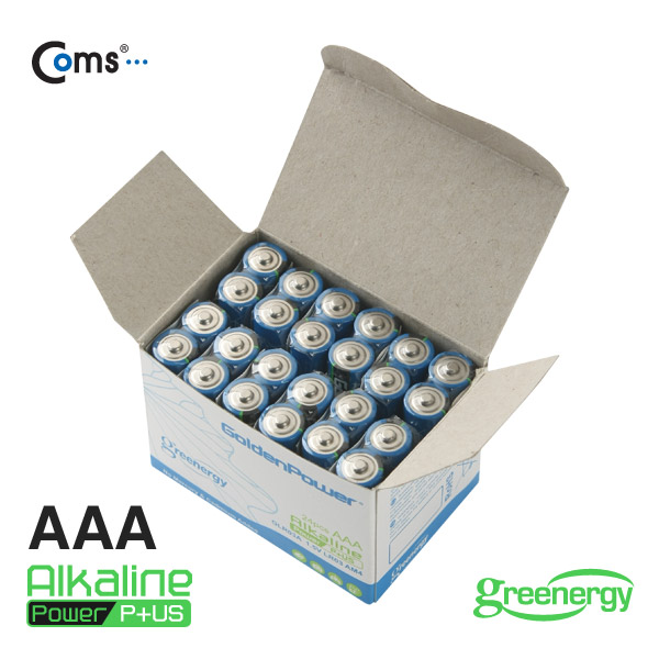 Coms 골든파워(GP)알카라인 건전지,AAA 사이즈,1.5V,(2알) 벌크포장