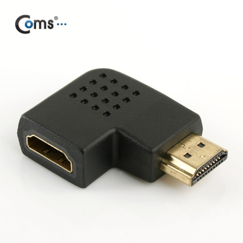 Coms HDMI 젠더(연장 M/F, 꺾임형(꺽임)) 우향 90도