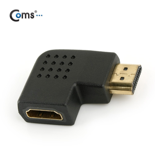 Coms HDMI 젠더(연장 M/F, 꺾임형(꺽임)) 우향 90도
