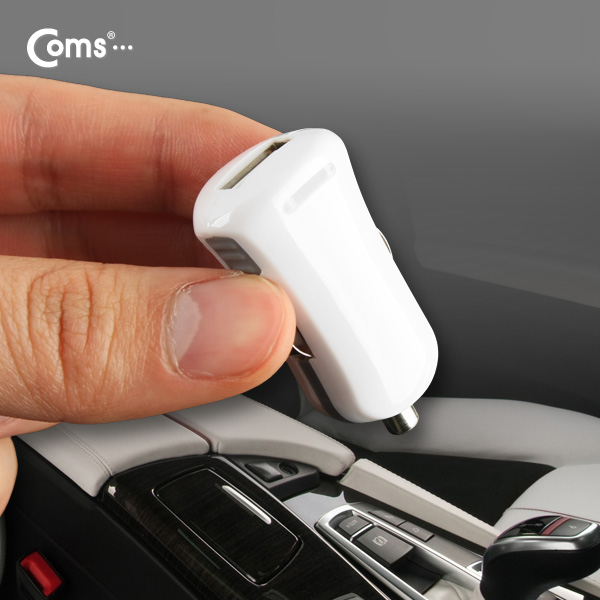 Coms USB 전원(DC 초미니 시가잭),WHITE, USB 1P