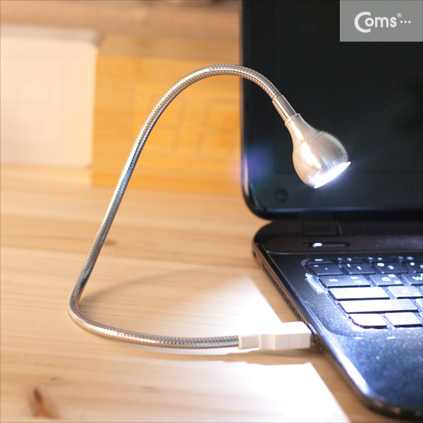 Coms USB 램프(라인형), Super LED/1W/Silver/Flexible