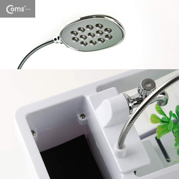 Coms USB 악세서리(미니 수족관) White