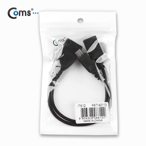 Coms 스마트폰 OTG 젠더-Micro USB(M)/USB A(F)