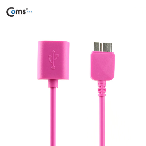 Coms 갤럭시노트3 OTG 젠더, Pink