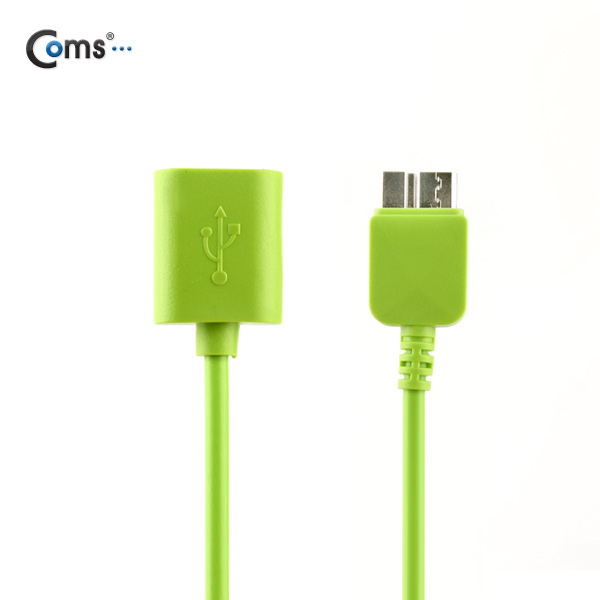 Coms 갤럭시노트3 OTG 젠더, Light Green