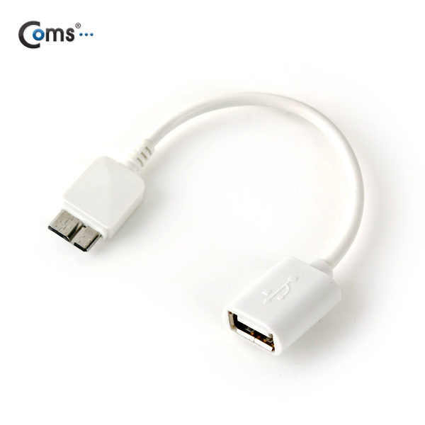 Coms 갤럭시노트3 OTG 젠더, White