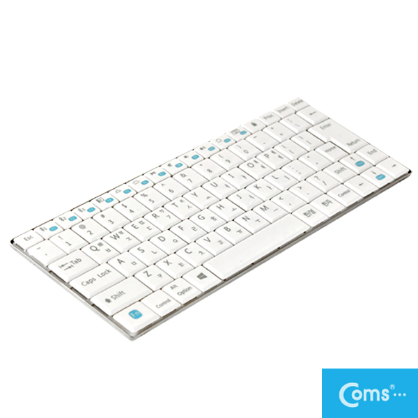 Coms 블루투스 키보드(미니) 화이트, V3.0 / WHITE