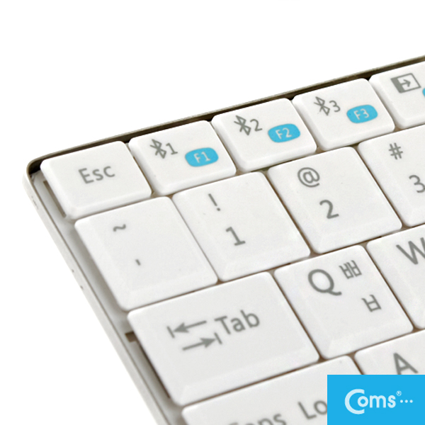 Coms 블루투스 키보드(미니) 화이트, V3.0 / WHITE