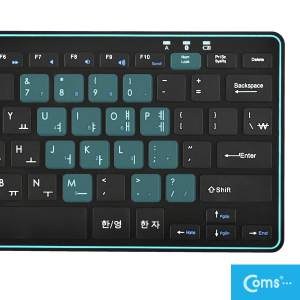 Coms 블루투스 슬림형 키보드 / Black