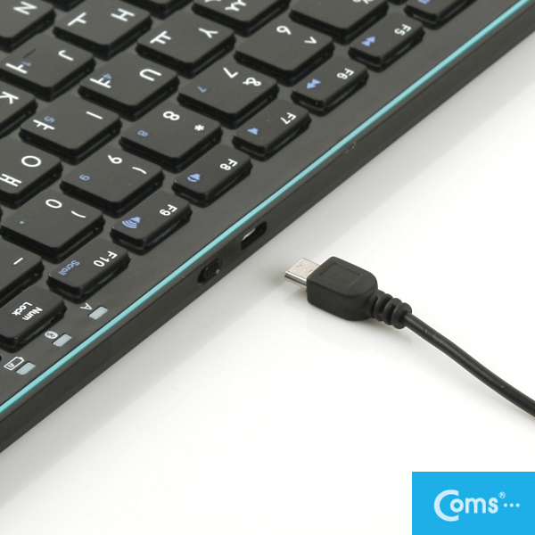 Coms 블루투스 슬림형 키보드 / Black