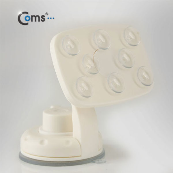 Coms 차량용 거치대, 흡착 빨판형/흡착레버, White