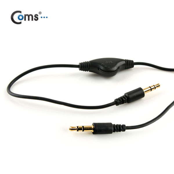 Coms 스테레오 케이블 (3.5ø/볼륨조절키) 1.5M/ST/Stereo