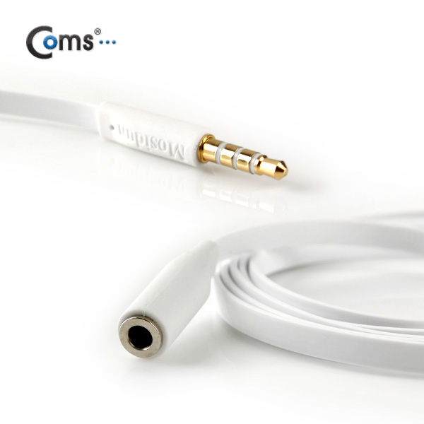 Coms 스테레오 케이블 (Flat/3.5/4극),1M